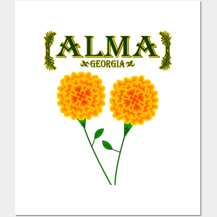 Alma Georgia Posters and Art